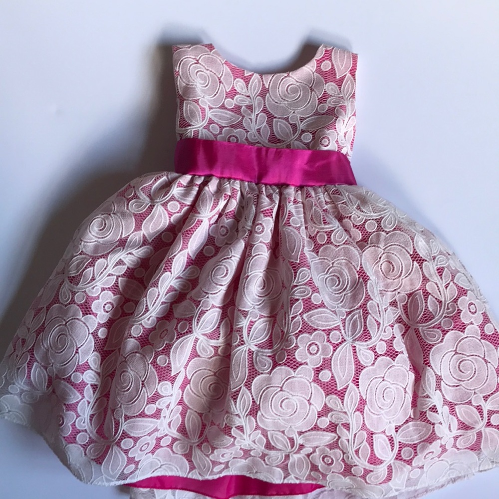 SWEA PEA & LILLI formal pink lace dress 18-24